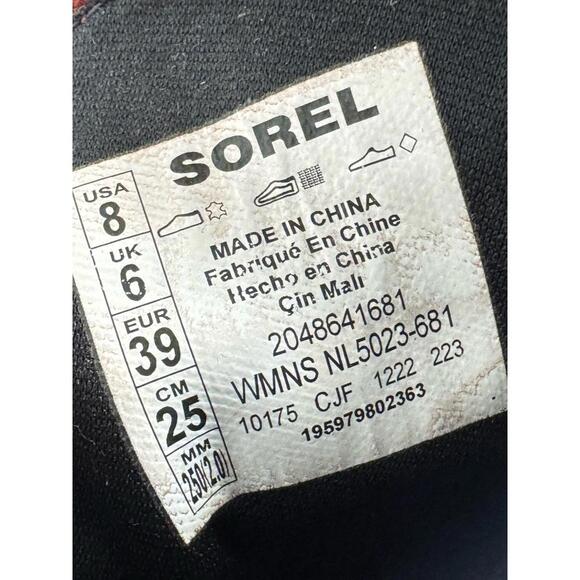 Women's Waterproof Boots SOREL Evie II Lace - Spice/Gum - Size 8 - Picture 9 of 9